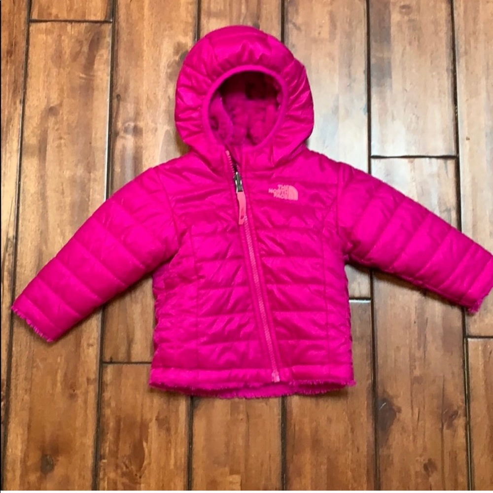 North face puffer jacket 6-12m